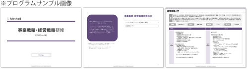 事業戦略・経営戦略研修サンプル画像